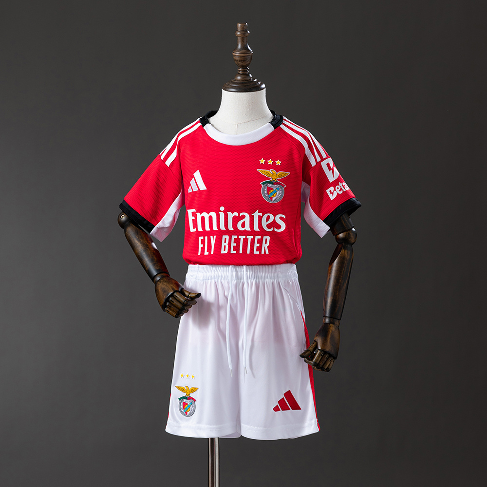 SL Benfica Principal Kids 2025/26 — frente