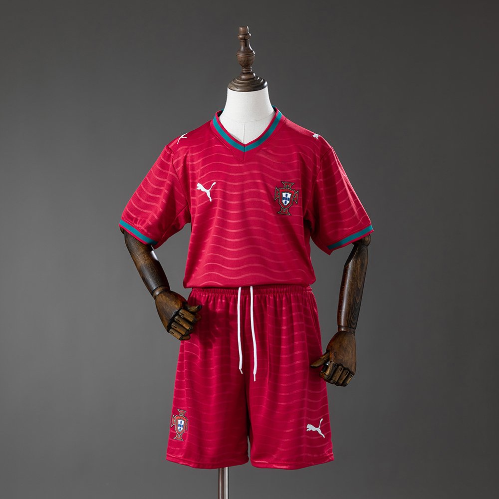 Portugal Principal Ronaldo #7 Kids 2026/2027 — frente